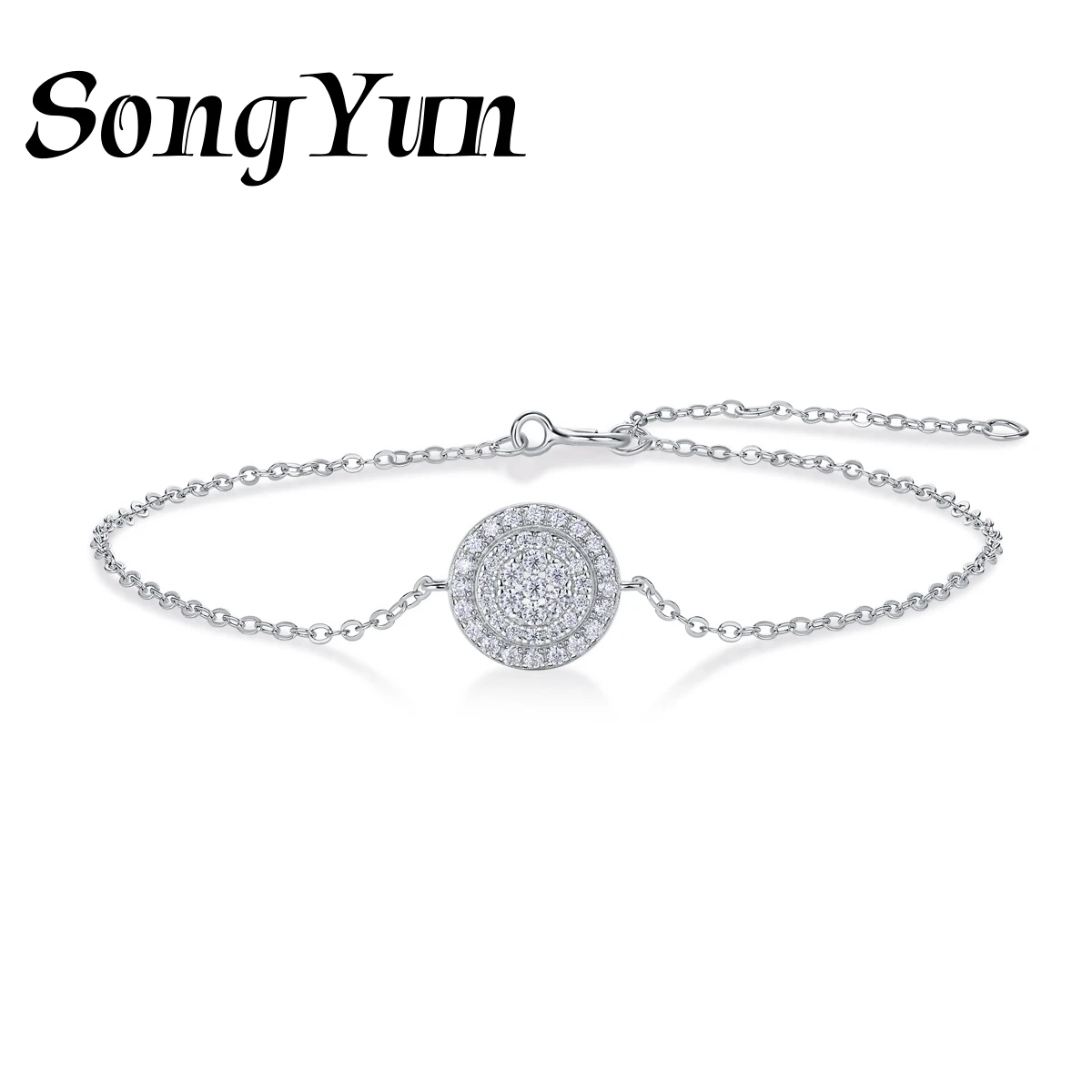 SONGYUN Luxury Jewelry 925 Sterling Silver Bracelet Moissanite Diamond Tennis Office Women 18K Rose Gold Plated Bangle
SONGYUN Luxury Jewelry 925 Sterling Silver Bracelet Moissanite Diamond Tennis Office Women 18K Rose Gold Plated Bangle