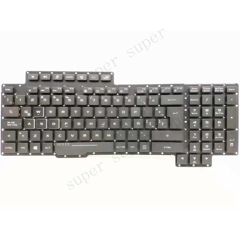 SSS+ New Latin Spanish backlit keyboard for Asus G703/G703GI/G703GS/G703VI Keyboard
SSS+ New Latin Spanish backlit keyboard for Asus G703/G703GI/G703GS/G703VI Keyboard