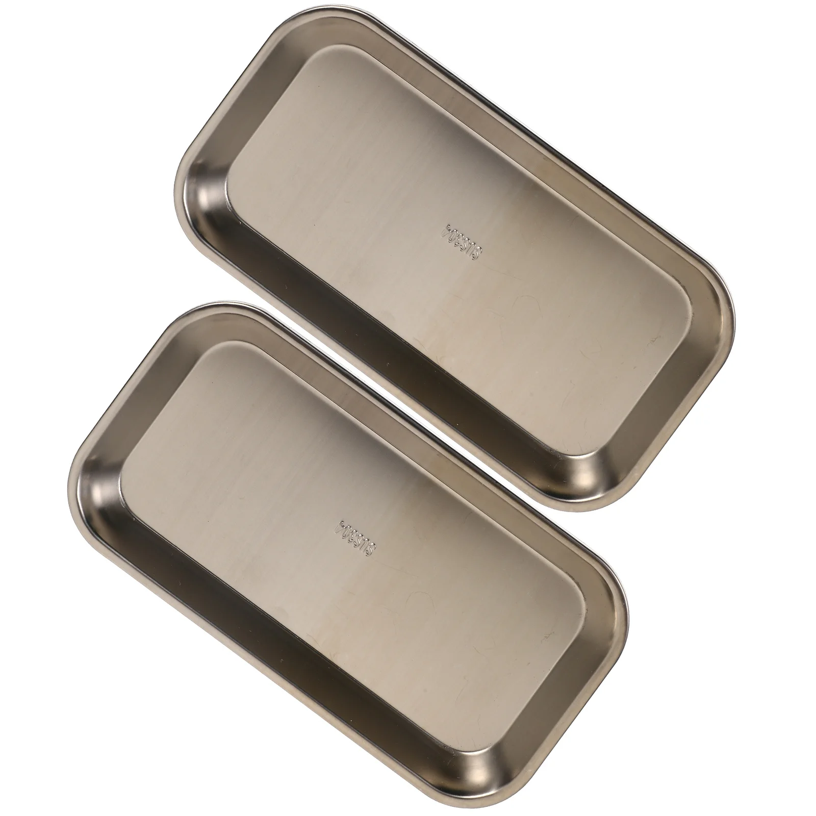 2Pcs Stainless Steel Tray 304 Premium Polished Flat Square Reusable Thick Dental Surgical Instrument Tray for Bathroom Vanity
2Pcs Stainless Steel Tray 304 Premium Polished Flat Square Reusable Thick Dental Surgical Instrument Tray for Bathroom Vanity