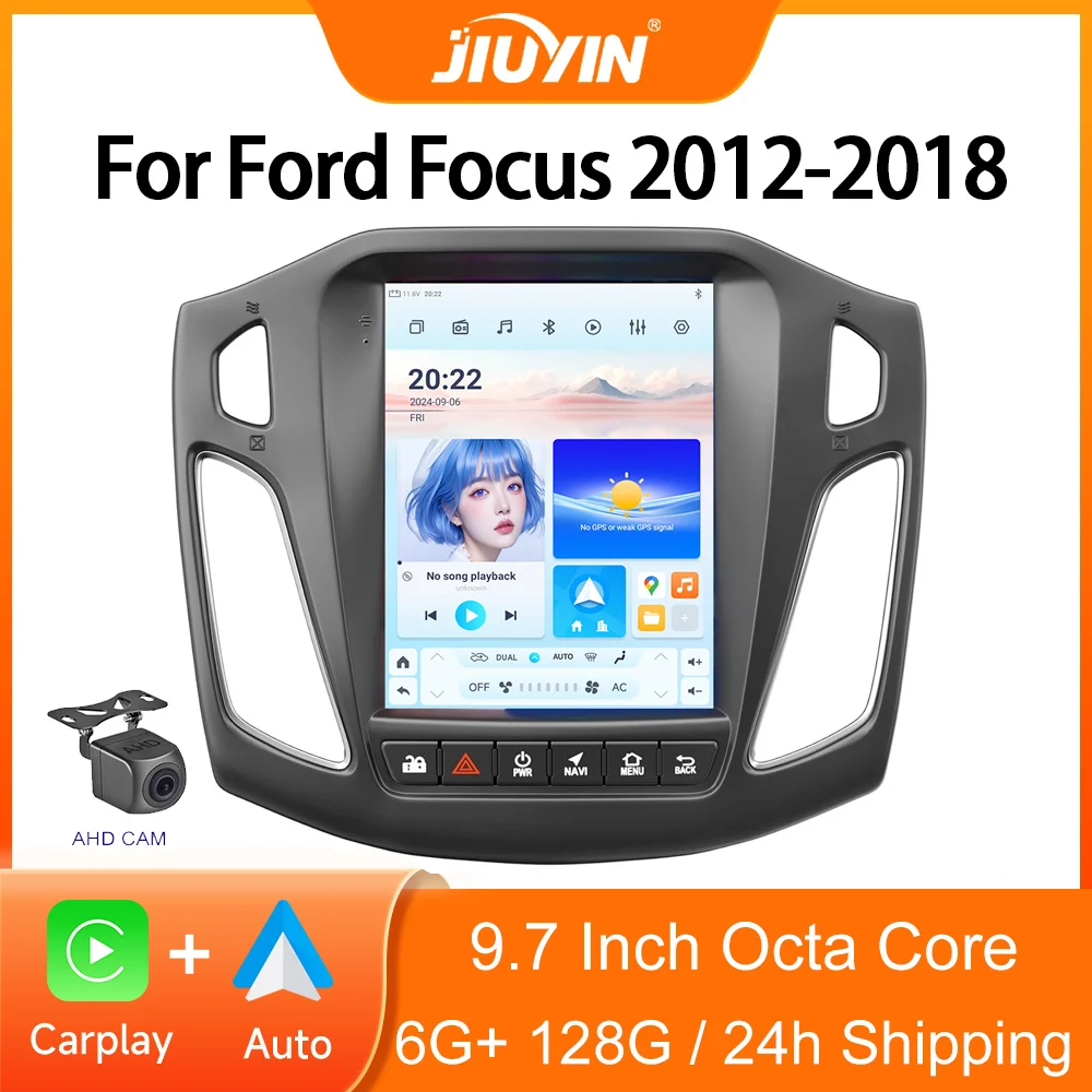 Android 12 Car Multimedia Player Stereo For Ford Focus 2012-2018 IPS 9.7" Radio Wireless Carplay Android Auto GPS WIFI Screen
Android 12 Car Multimedia Player Stereo For Ford Focus 2012-2018 IPS 9.7" Radio Wireless Carplay Android Auto GPS WIFI Screen