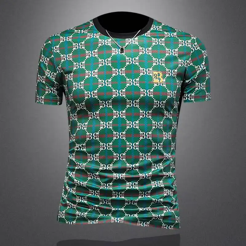 Мужская футболка с коротким рукавом из жаккарда, приталенная, с круглым вырезом, повседневная, уличный стиль, весна 2026
Мужская футболка с коротким рукавом из жаккарда, приталенная, с круглым вырезом, повседневная, уличный стиль, весна 2026