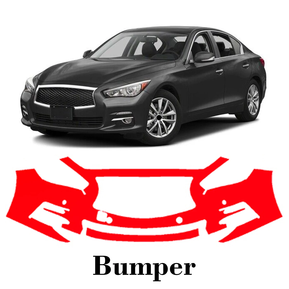 Car Precut Paint Protection Film Front Bumper Anti-scratch Exterior TPU PPF For Infiniti Q50 Base 2014-2017
Car Precut Paint Protection Film Front Bumper Anti-scratch Exterior TPU PPF For Infiniti Q50 Base 2014-2017