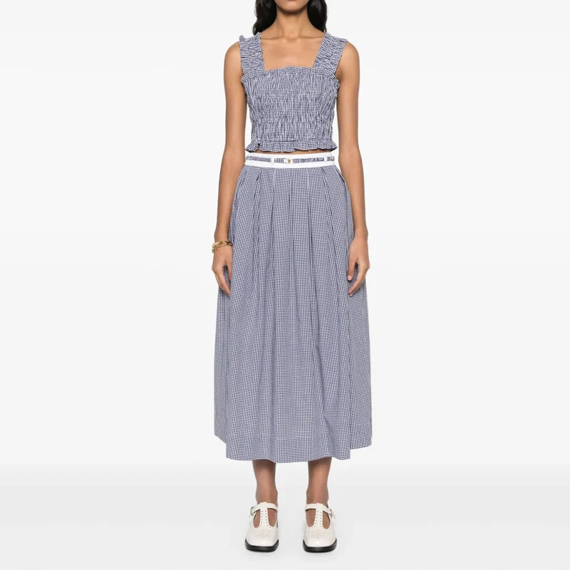Spring Summer 2025 Plaid Halter Midi Skirt Youthful Pleated Fashionable Women's Skirt Workwear School Uniform Set
Spring Summer 2025 Plaid Halter Midi Skirt Youthful Pleated Fashionable Women's Skirt Workwear School Uniform Set