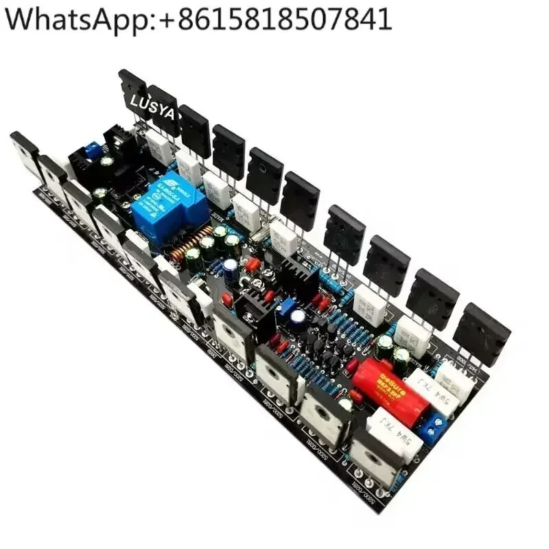 Mono 1000W power amplifier board 1943 + 5200 rear power amplifier board with horn protection
Mono 1000W power amplifier board 1943 + 5200 rear power amplifier board with horn protection
