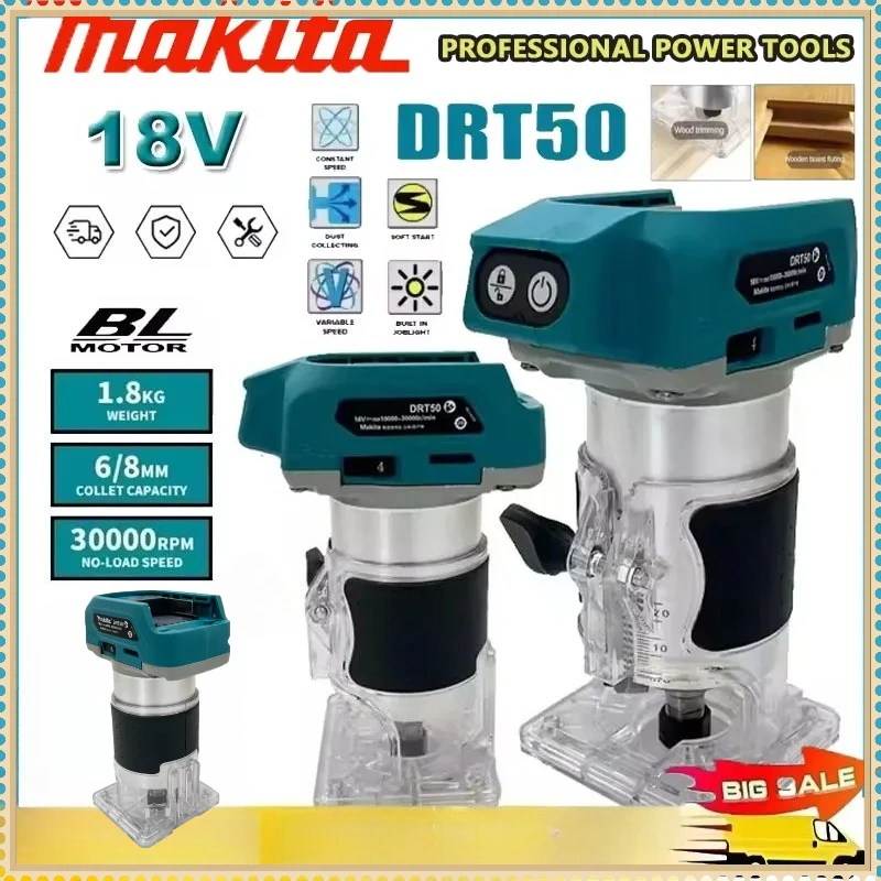 Аккумуляторный триммер Makita DRT50, перезаряжаемая машинка для обрезки, бесщеточная фрезерная машина для гравировки и обработки дерева, для инструментов 18В.
Аккумуляторный триммер Makita DRT50, перезаряжаемая машинка для обрезки, бесщеточная фрезерная машина для гравировки и обработки дерева, для инструментов 18В.
