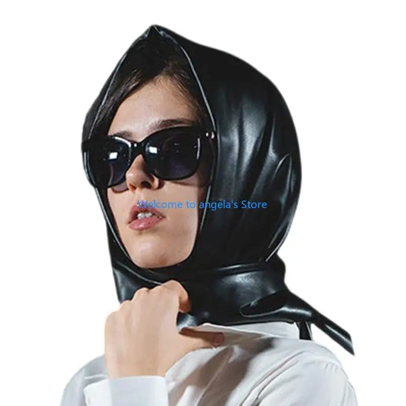 X4YC Мягкий треугольный шарф из искусственной кожи Женский платок, закрывающий голову Бандана
X4YC Мягкий треугольный шарф из искусственной кожи Женский платок, закрывающий голову Бандана