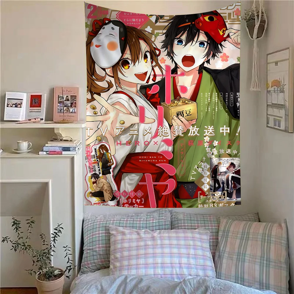 Horimiya Anime Printed Large Wall Tapestry Art Science Fiction Room Home Decor Decor Blanket
Horimiya Anime Printed Large Wall Tapestry Art Science Fiction Room Home Decor Decor Blanket