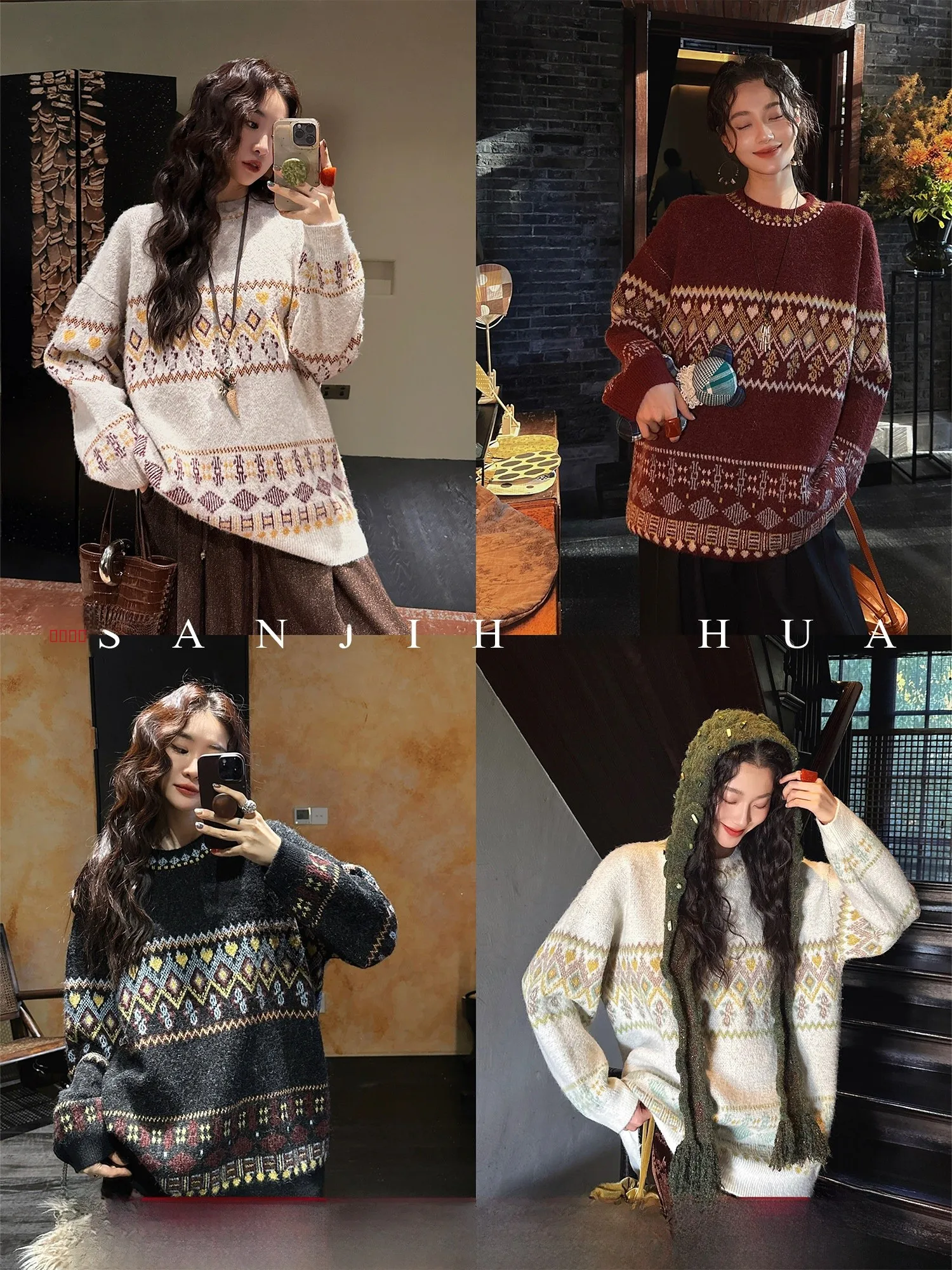 Женский вязаный свитер Sanji Bla Flower с круглым вырезом, зимний, премиум-класса, для повседневной носки, утепленный, для онлайн-продаж
Женский вязаный свитер Sanji Bla Flower с круглым вырезом, зимний, премиум-класса, для повседневной носки, утепленный, для онлайн-продаж