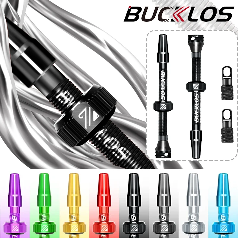 2PC BUCKLOS Bicycle Valve CNC One-piece Molding Aluminum Alloy Road Bike Tubeless Presta Valve F/V Tubeless Tire Valve 40mm/44mm
2PC BUCKLOS Bicycle Valve CNC One-piece Molding Aluminum Alloy Road Bike Tubeless Presta Valve F/V Tubeless Tire Valve 40mm/44mm