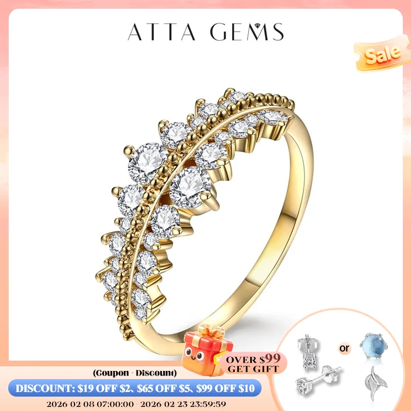 ATTAGEMS Brilliant Cut 3.0mm Moissanite Ring for Women Men Pure 18K 14K 10K Yellow Gold for Wedding Engagement Luxury Party Gift
ATTAGEMS Brilliant Cut 3.0mm Moissanite Ring for Women Men Pure 18K 14K 10K Yellow Gold for Wedding Engagement Luxury Party Gift