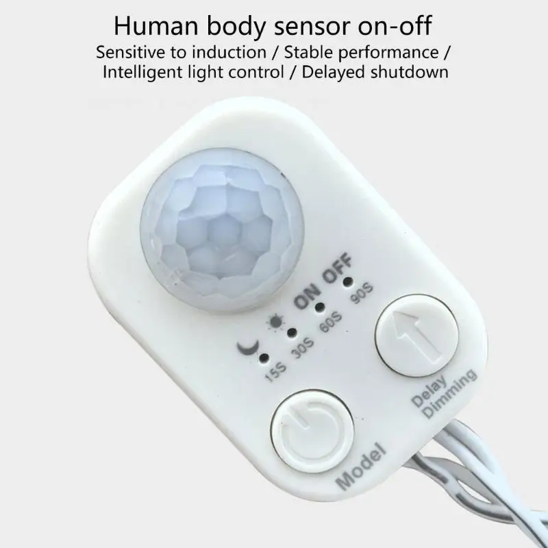 652F Small Motion Detection Switches Flexible Delay Lighting Control 4 Type Low Power Usage Simple to Operate for LED Light
652F Small Motion Detection Switches Flexible Delay Lighting Control 4 Type Low Power Usage Simple to Operate for LED Light