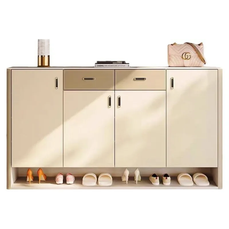 Living room porch cabinet minimalist household door against the wall saddle leather home shoe cabinet locker
Living room porch cabinet minimalist household door against the wall saddle leather home shoe cabinet locker