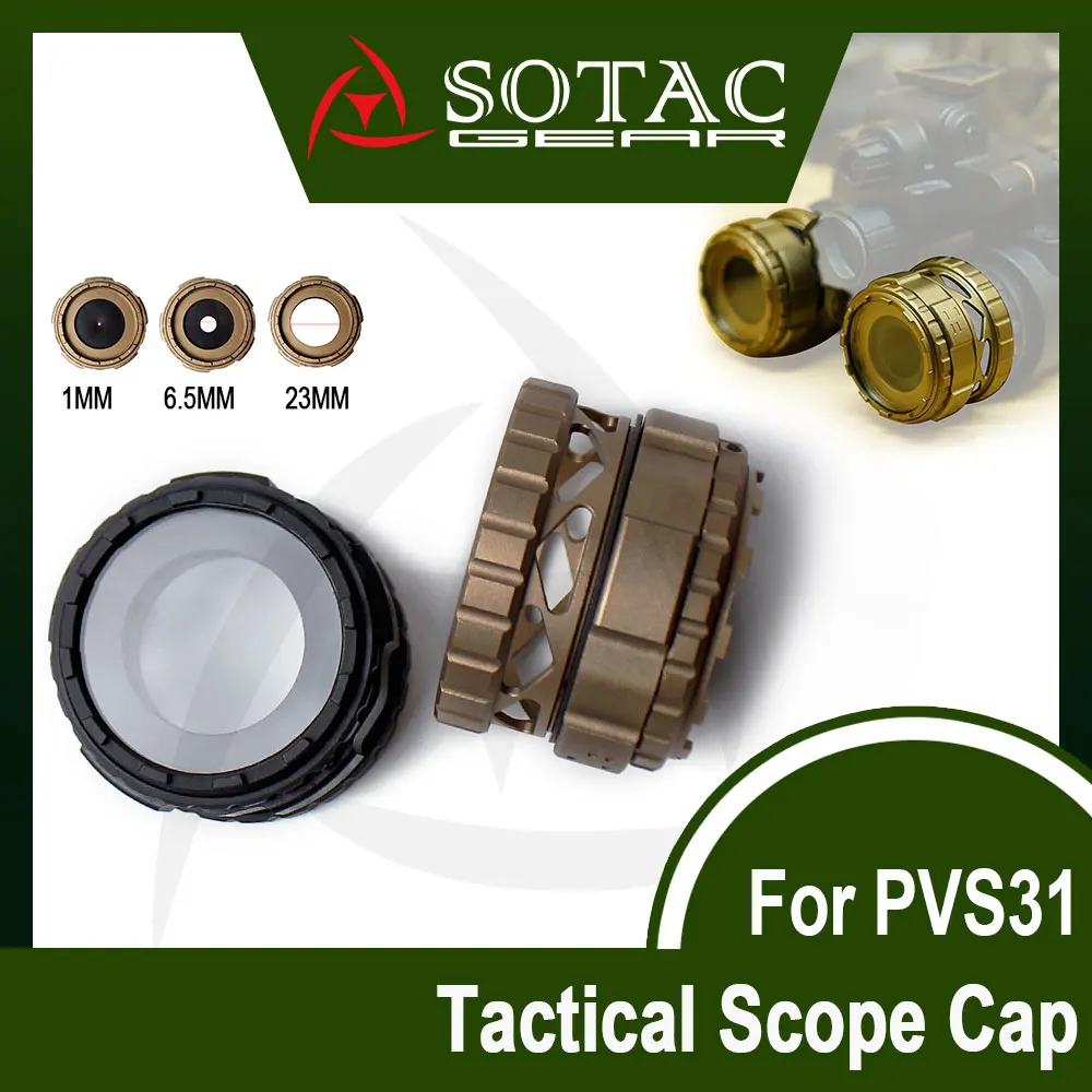 SOTAC Metal Night Vision of Protect Cover with Len Protector for PVS31 of NVG Focus Cover Adjustable Scope Cap Aperture
SOTAC Metal Night Vision of Protect Cover with Len Protector for PVS31 of NVG Focus Cover Adjustable Scope Cap Aperture