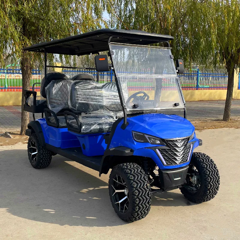 New Lifting 48V/72v Electric Golf Cart 4+2 Seat Off-Road Golf Scooter Lithium Battery Solar Panel Powered Entertainment Vehicle
New Lifting 48V/72v Electric Golf Cart 4+2 Seat Off-Road Golf Scooter Lithium Battery Solar Panel Powered Entertainment Vehicle