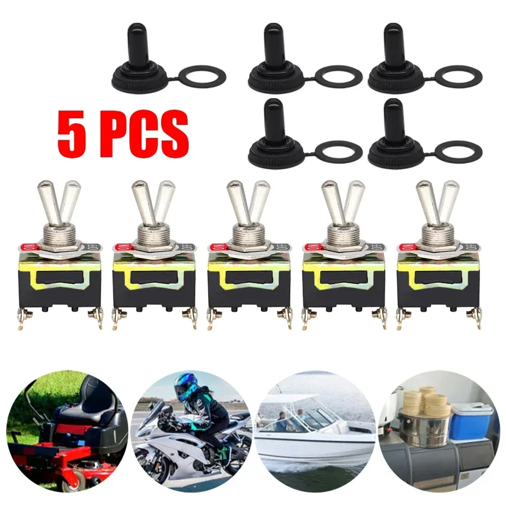 Rocker Switch Toggle Switch Outdoor Garden Marine Parts Replacements Waterproof Weatherproof Accessories Black
Rocker Switch Toggle Switch Outdoor Garden Marine Parts Replacements Waterproof Weatherproof Accessories Black
