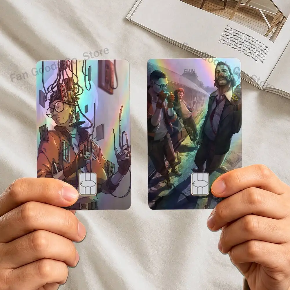 D-Disco Game E-Elysium Laser shimmer Credit Card Skin Party Stickers Visa Bank Card Bus Metro Access Card Waterproof Decal Gift
D-Disco Game E-Elysium Laser shimmer Credit Card Skin Party Stickers Visa Bank Card Bus Metro Access Card Waterproof Decal Gift