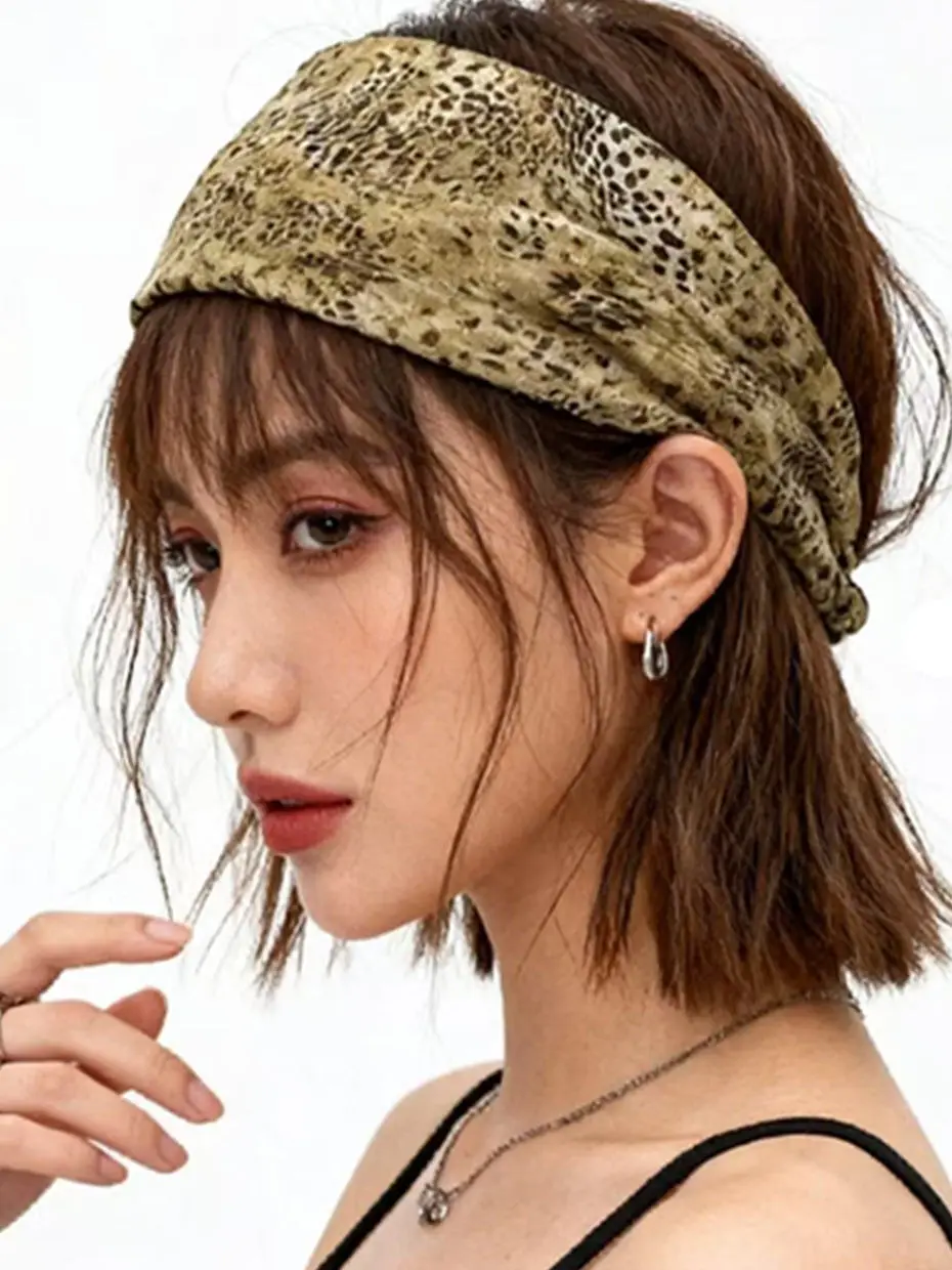 Spring Summer Maillard Leopard Print Headband Women Sweat Absorbing Sport Hair Band Korean Style Running Turban Hair Accessories
Spring Summer Maillard Leopard Print Headband Women Sweat Absorbing Sport Hair Band Korean Style Running Turban Hair Accessories