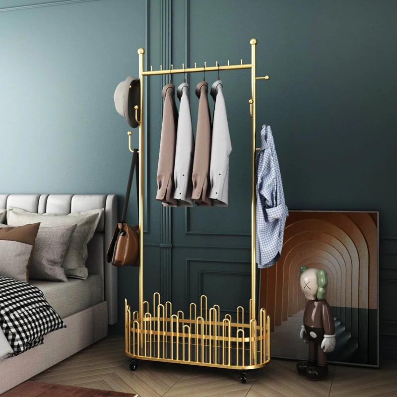 Modern Standing Clothes Hanger Garment Rack Outdoor Mobile Clothing Rack Wheels Minimalist Perchero Infantil Nordic Furniture Z7
Modern Standing Clothes Hanger Garment Rack Outdoor Mobile Clothing Rack Wheels Minimalist Perchero Infantil Nordic Furniture Z7