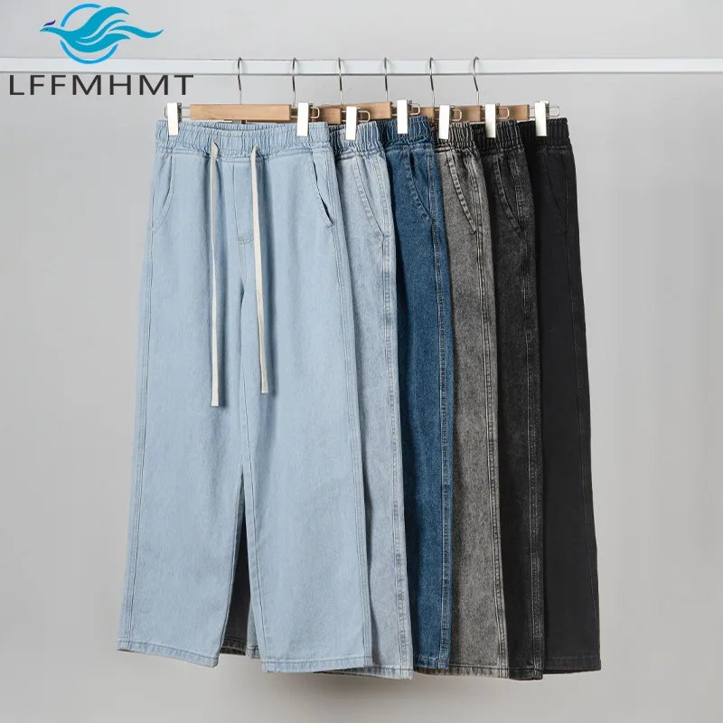 2506 Cotton Blended Jeans for Men Spring Autumn New Fashion Solid Color Elastic Drawstring Simple Basic Casual Straight Trouser
2506 Cotton Blended Jeans for Men Spring Autumn New Fashion Solid Color Elastic Drawstring Simple Basic Casual Straight Trouser