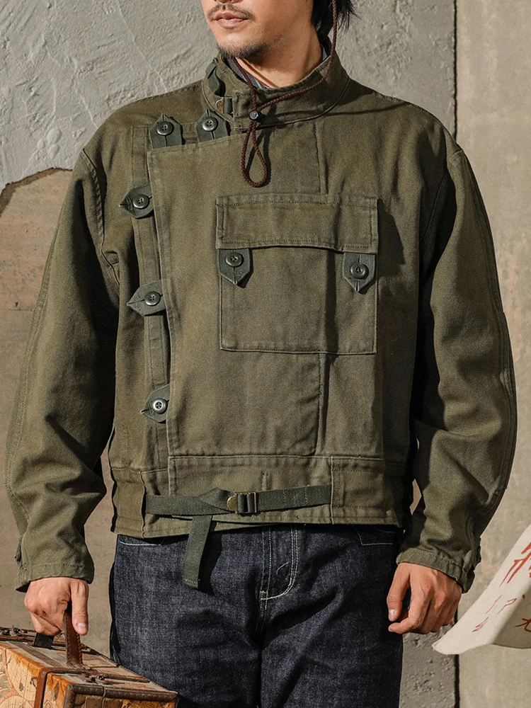 Vintage Japanese Sle Motorcycle Jaet Pure Cotton Military een Workwear Coat for Men Autumn Youth Faion Waterproof
Vintage Japanese Sle Motorcycle Jaet Pure Cotton Military een Workwear Coat for Men Autumn Youth Faion Waterproof