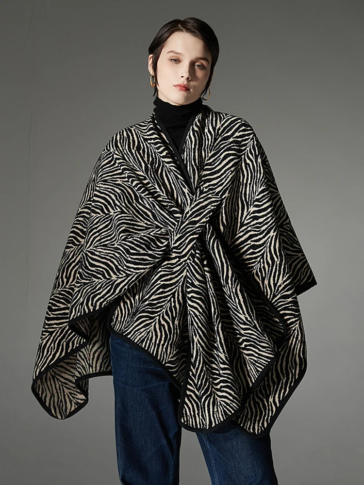 Autumn Winter Scarf Women Lady Layers Poncho Elegant Luxury Retro Striped Shawl Scarve Capa Para Mujer Fashion Party Coat New
Autumn Winter Scarf Women Lady Layers Poncho Elegant Luxury Retro Striped Shawl Scarve Capa Para Mujer Fashion Party Coat New