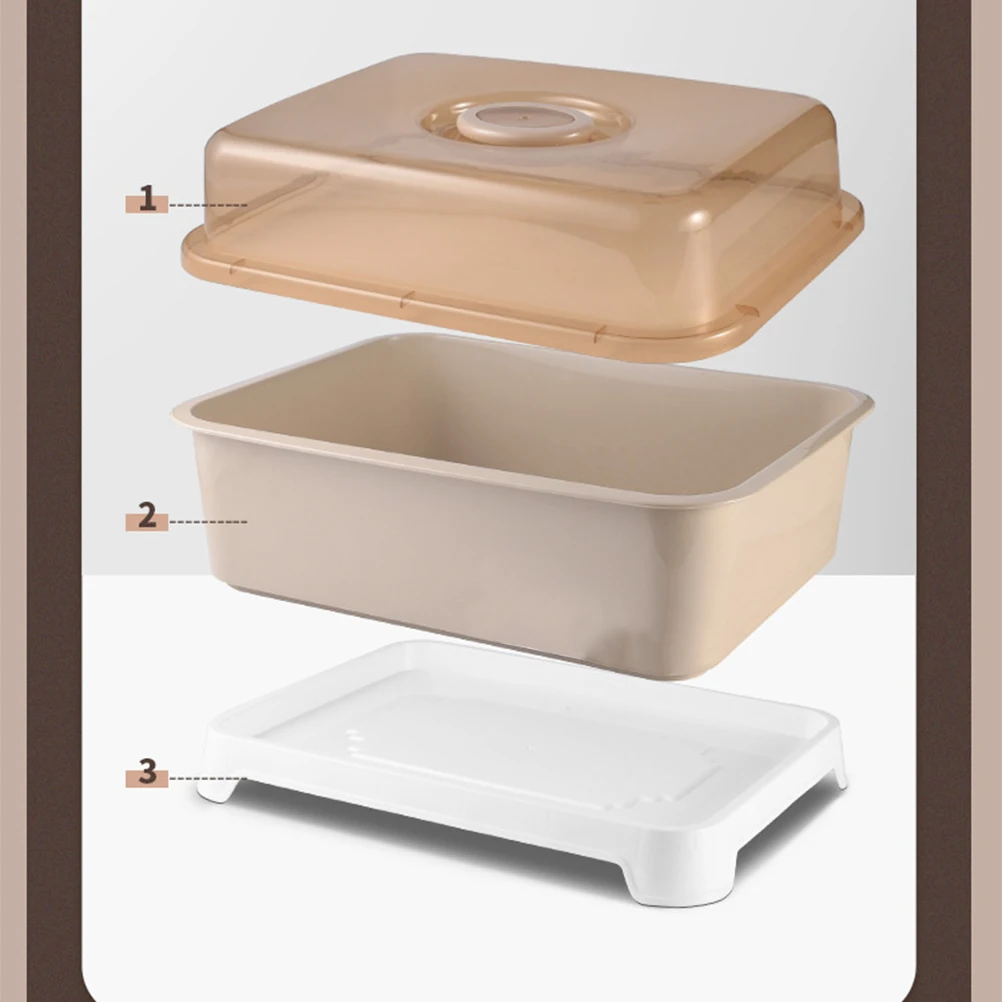 Multi Functional Kitchen Tableware Storage Box Transparent Cover Drain Basket Water Draining Eco PP Material Storing Cups Spoons
Multi Functional Kitchen Tableware Storage Box Transparent Cover Drain Basket Water Draining Eco PP Material Storing Cups Spoons