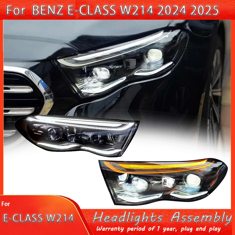 Светодиодный налобный фонарь для Benz E-Class W214 2024-2025 Автомобильная фара E260 E300 DRL Сигнальный проектор Объектив Plug And Play Автомобильные аксессуары
Светодиодный налобный фонарь для Benz E-Class W214 2024-2025 Автомобильная фара E260 E300 DRL Сигнальный проектор Объектив Plug And Play Автомобильные аксессуары