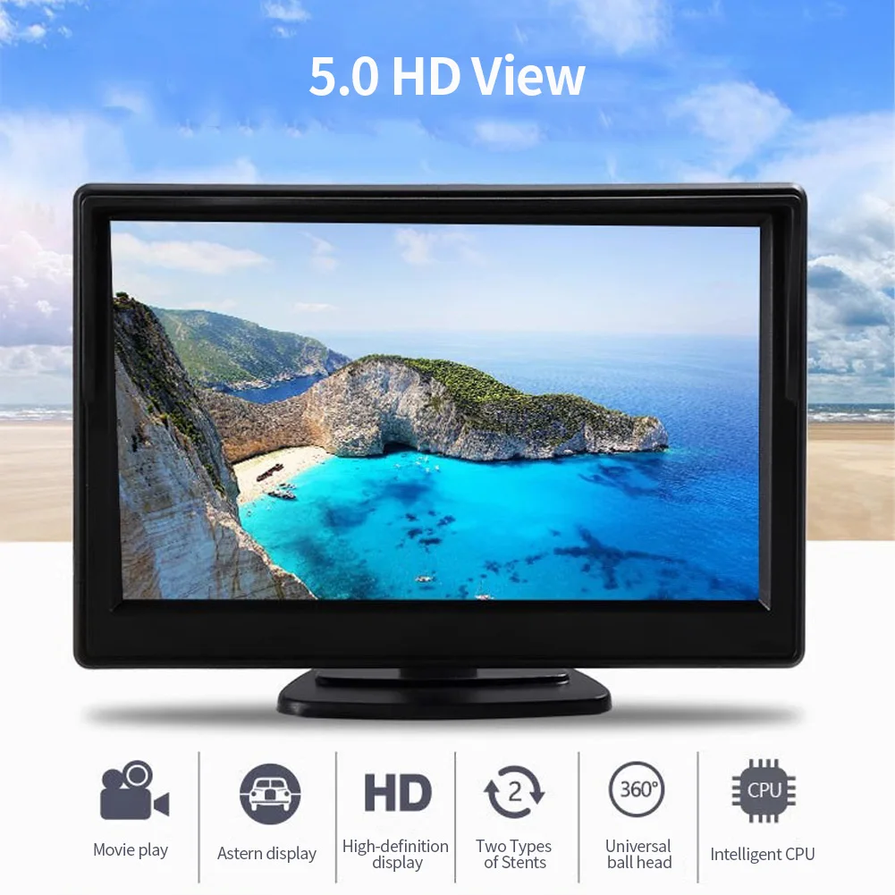 5Inch Car Rear View Backup Camera LCD Monitor Night Vision Reverse Video Parking Reversing System with Rear View Camera
5Inch Car Rear View Backup Camera LCD Monitor Night Vision Reverse Video Parking Reversing System with Rear View Camera