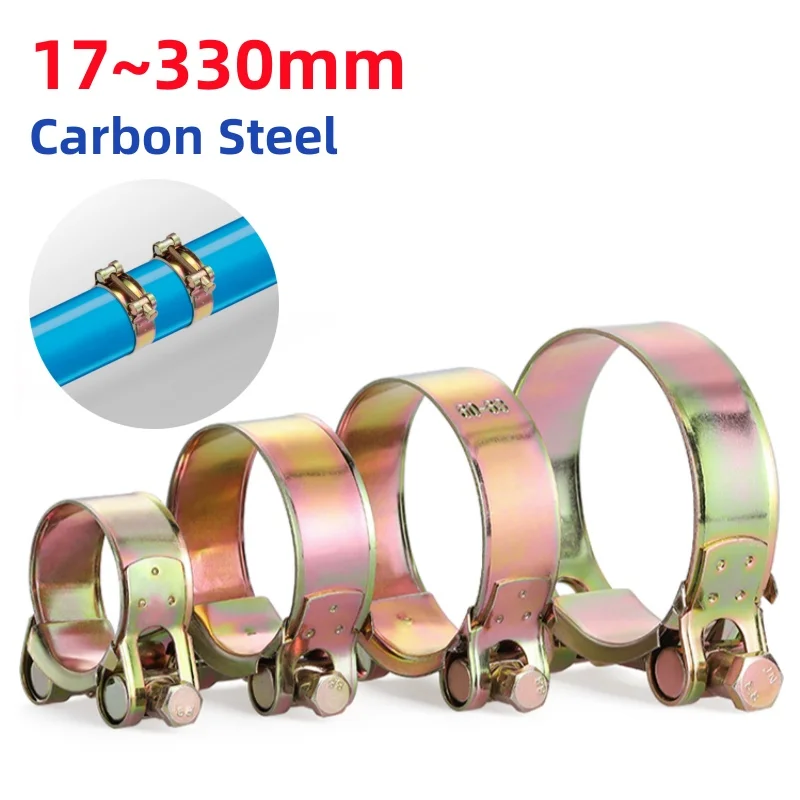 17~330mm Color Zinc Carbon Steel Throat Hoop Hose Fuel Hoses Clip Pipe Fixing Water Pipe Hoop Tube Clamp Metal Fastener Hardware
17~330mm Color Zinc Carbon Steel Throat Hoop Hose Fuel Hoses Clip Pipe Fixing Water Pipe Hoop Tube Clamp Metal Fastener Hardware