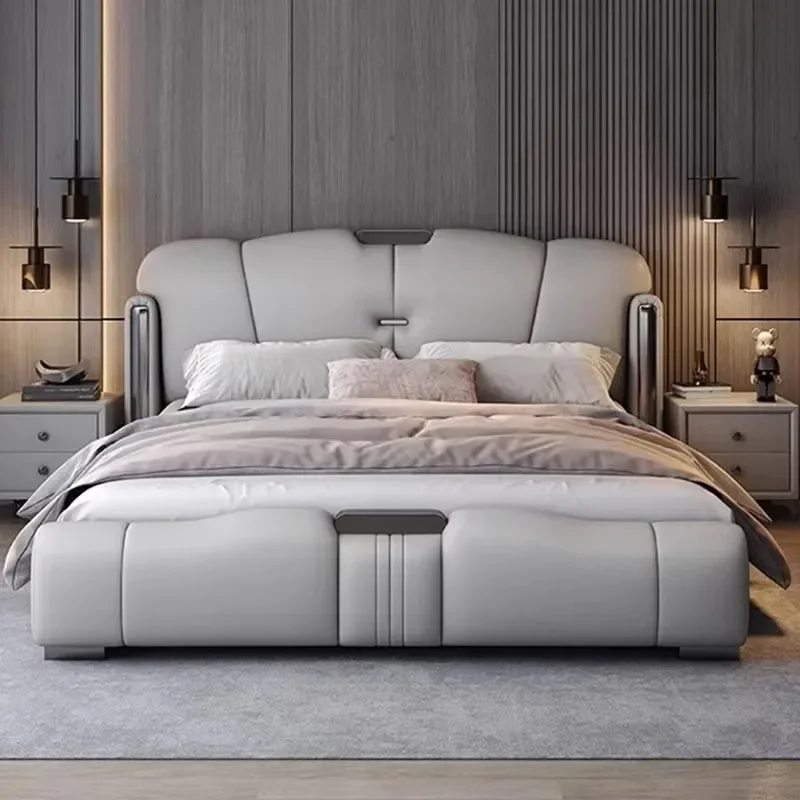 Children Designer Double Bed Modern European Living Room Queen Double Bed Design Girls Terrace Cama De Casal Trendy Furniture
Children Designer Double Bed Modern European Living Room Queen Double Bed Design Girls Terrace Cama De Casal Trendy Furniture