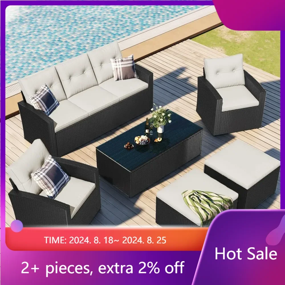 Deck Rattan Outdoor Furniture Sets Brown Ottomans Garden Furniture Set Outdoor Dining Conversation Sectional Coffee Table Sofas
Deck Rattan Outdoor Furniture Sets Brown Ottomans Garden Furniture Set Outdoor Dining Conversation Sectional Coffee Table Sofas