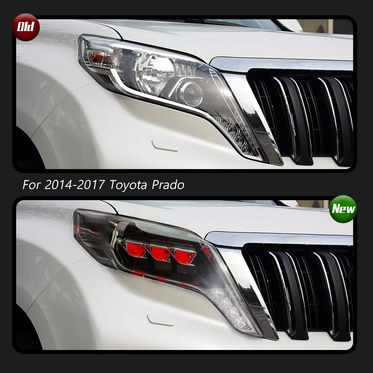 TYPY New LED Head Lamp Upgrade Modified For Toyota Prado Headlight 2014-2017 Headlight Dynamic Signal Head Lamp Auto Accessories
TYPY New LED Head Lamp Upgrade Modified For Toyota Prado Headlight 2014-2017 Headlight Dynamic Signal Head Lamp Auto Accessories