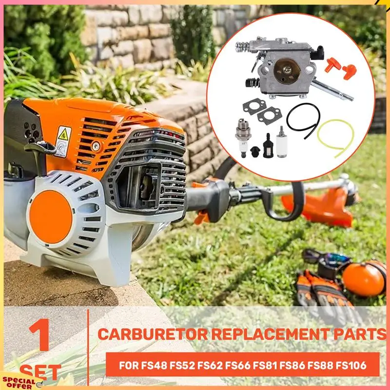 Комплект запасных частей ABFI, карбюратор для Stihl FS48 FS52 FS62 FS66 FS81 FS86 FS88 FS106 Walbro WT-45, детали
Комплект запасных частей ABFI, карбюратор для Stihl FS48 FS52 FS62 FS66 FS81 FS86 FS88 FS106 Walbro WT-45, детали