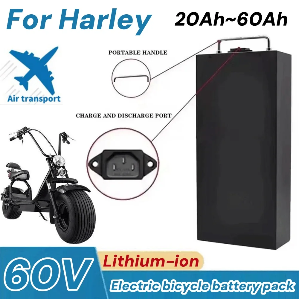 Li-ion 60V 20Ah-60Ah Electric Motorcycle Battery Pack 2000W For Harley Two Wheel Foldable Citycoco Electric Scooter,Free Charg
Li-ion 60V 20Ah-60Ah Electric Motorcycle Battery Pack 2000W For Harley Two Wheel Foldable Citycoco Electric Scooter,Free Charg