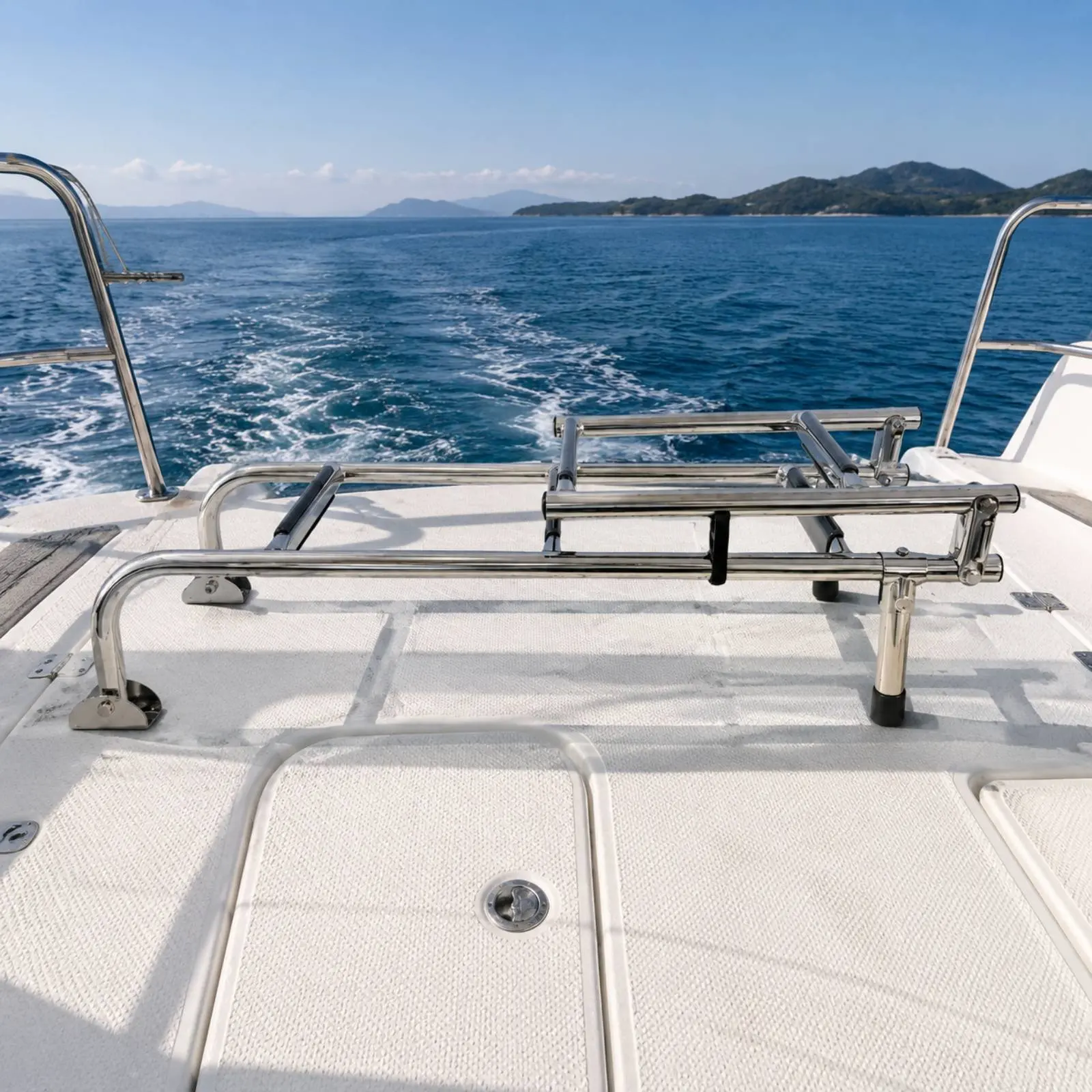 5 Sections 5 Step Boat Ladder Foldable Design Removable Folding Boat Ladder Heavy Duty Compact Storage for Marina
5 Sections 5 Step Boat Ladder Foldable Design Removable Folding Boat Ladder Heavy Duty Compact Storage for Marina
