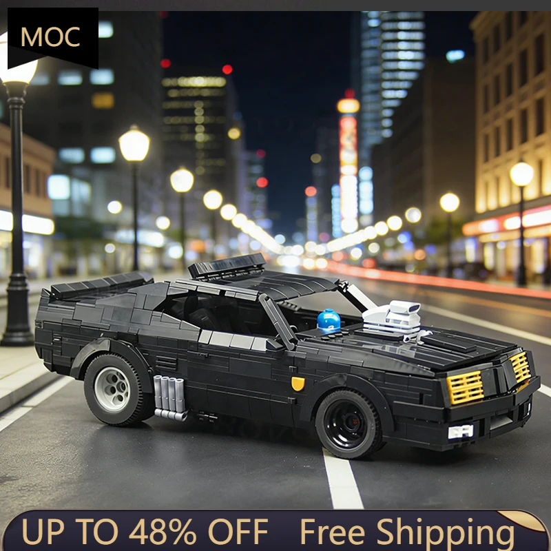 1221 деталь: Скоростной спортивный автомобиль Max V8 Interceptor MOC, модульный конструктор, модель для самостоятельной сборки, игрушка-подарок для детей
1221 деталь: Скоростной спортивный автомобиль Max V8 Interceptor MOC, модульный конструктор, модель для самостоятельной сборки, игрушка-подарок для детей