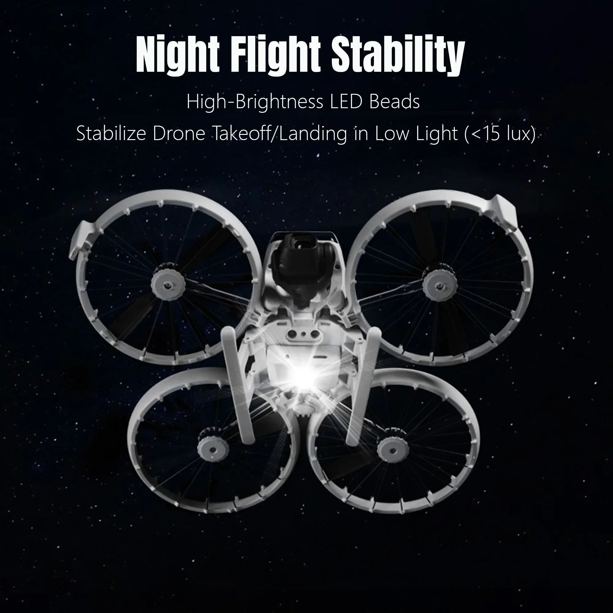FLIP LED Landing Gear Luminous Foldable Extension Legs Night Navigation Light Landing Skid for DJI FLIP Drone Accessories
FLIP LED Landing Gear Luminous Foldable Extension Legs Night Navigation Light Landing Skid for DJI FLIP Drone Accessories