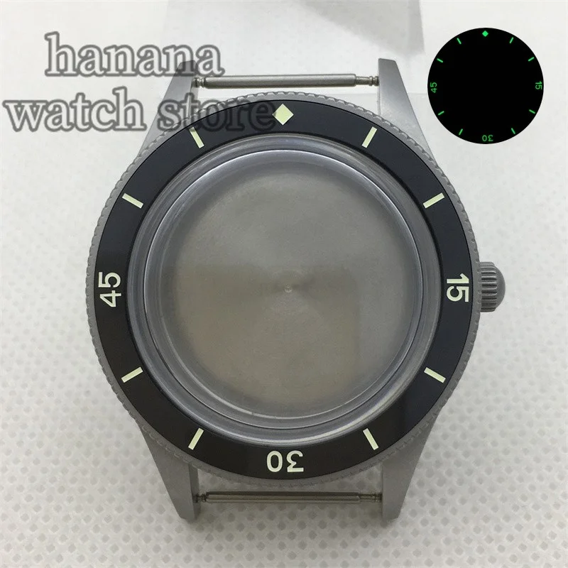 NH35A 40mm retro watch case domed Sapphire glass ceramic C3 luminous bezel fit NH35 NH36 NH34 NH37 NH38 ETA2824 PT5000 movement
NH35A 40mm retro watch case domed Sapphire glass ceramic C3 luminous bezel fit NH35 NH36 NH34 NH37 NH38 ETA2824 PT5000 movement