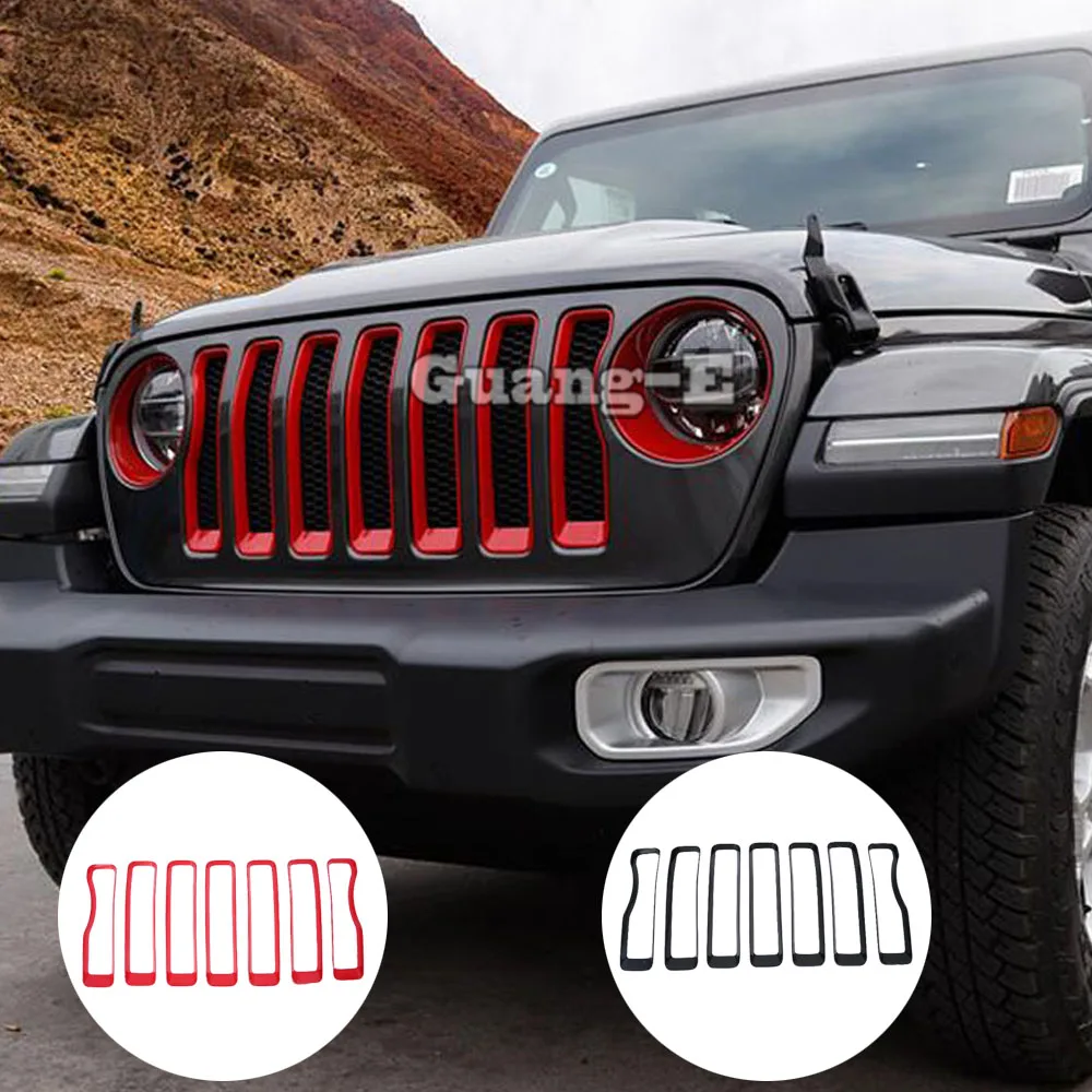 Car Body Protection Detector ABS Chrome Trim Racing Grid Grill Grille Molding For Jeep Wrangler JL 2018 2019 2020 2021 2022
Car Body Protection Detector ABS Chrome Trim Racing Grid Grill Grille Molding For Jeep Wrangler JL 2018 2019 2020 2021 2022