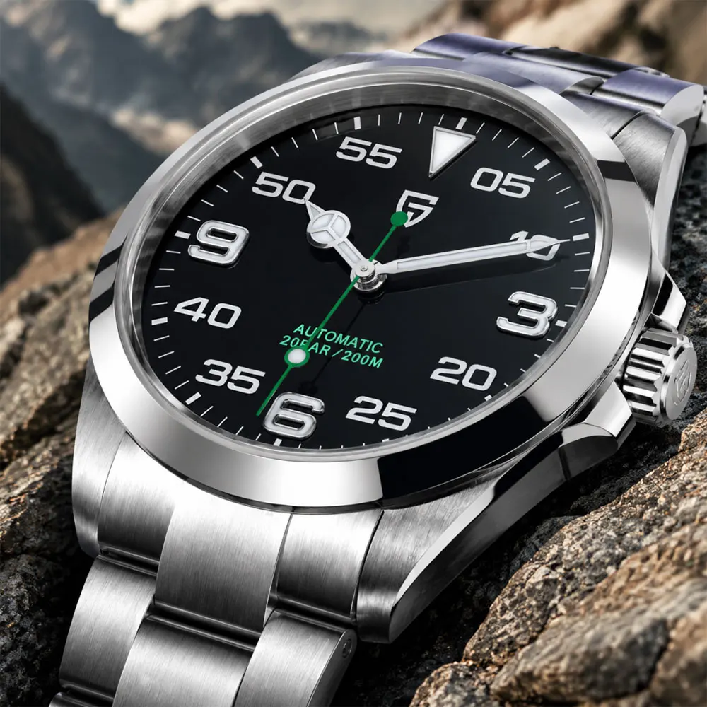 PAGANI DESIGN Men Automatic Watch Stainless Steel Mechanical Wristwatch Man Sapphire AR Coated Waterproof Watches for Men's Gift
PAGANI DESIGN Men Automatic Watch Stainless Steel Mechanical Wristwatch Man Sapphire AR Coated Waterproof Watches for Men's Gift