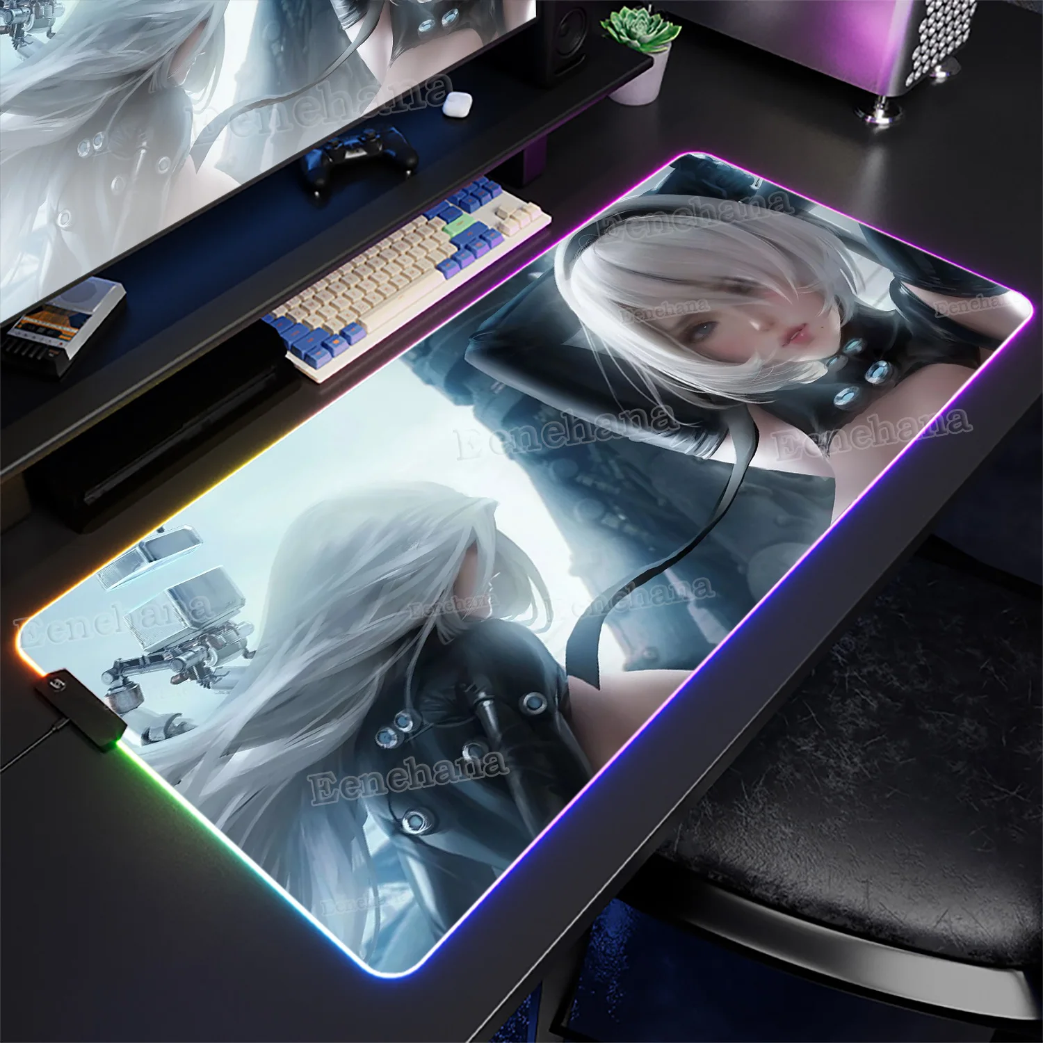 RGB PC Gaming Nier Automata 2b Mouse Pad XXL Luminescence Cool Mousepad Backlight Gamer Large Desk Mat LED Keyboard Light Carpet
RGB PC Gaming Nier Automata 2b Mouse Pad XXL Luminescence Cool Mousepad Backlight Gamer Large Desk Mat LED Keyboard Light Carpet