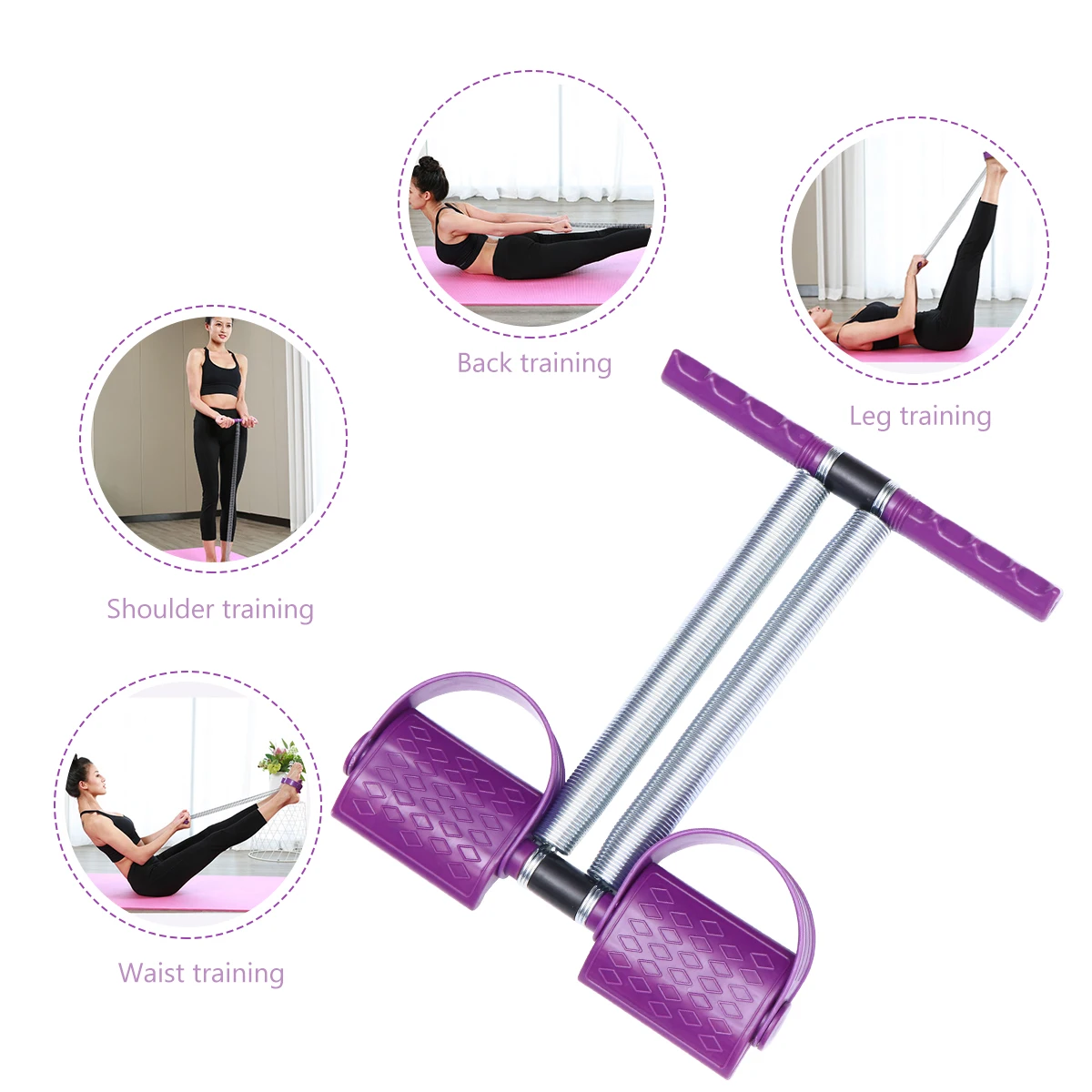 Portable Fitness Resistance Pedal Ergonomic Handles Spring Steel Design Home Gym Leg Pull Exercise Equipment Stretch Board
Portable Fitness Resistance Pedal Ergonomic Handles Spring Steel Design Home Gym Leg Pull Exercise Equipment Stretch Board