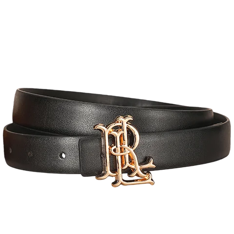High Quality Thin 25mm Women Belt Luxury Brand Designer famous Leather Belts for women dress Strap ladies Metal Buckle jean belt