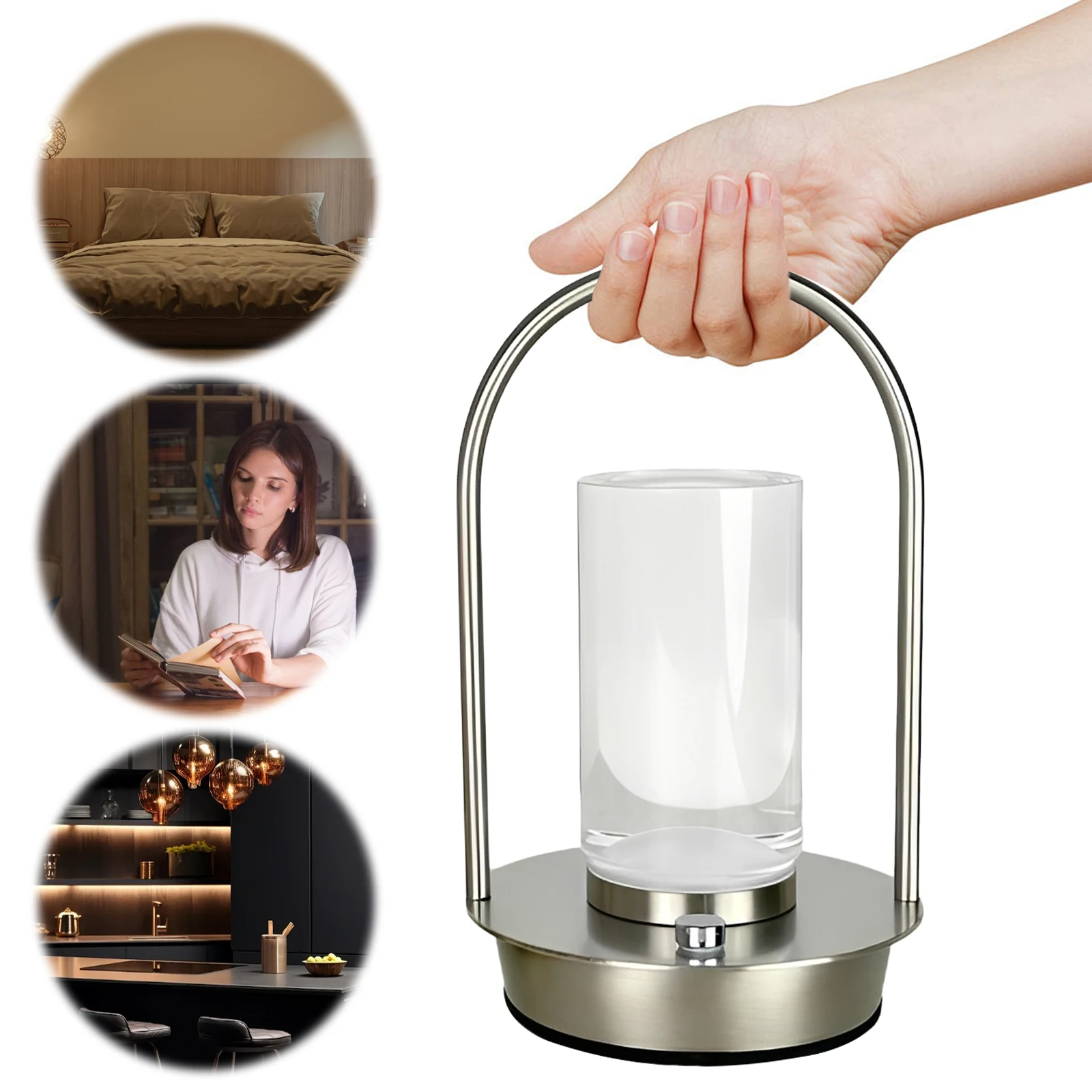 Retro Metal Table Lamp Touch Control Mode LED Touch Light 3 Color Dimming Night Light for Restaurant Hotel Bar Bedroom
Retro Metal Table Lamp Touch Control Mode LED Touch Light 3 Color Dimming Night Light for Restaurant Hotel Bar Bedroom
