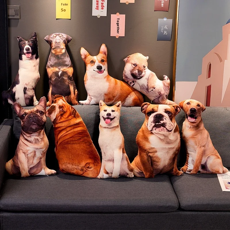 Funny 3D Simulation Dog Cushion Sofa Bedroom Cushion Home Decor Pillow Lifelike Shiba Inu Corgi Bulldog Pillow 
Funny 3D Simulation Dog Cushion Sofa Bedroom Cushion Home Decor Pillow Lifelike Shiba Inu Corgi Bulldog Pillow