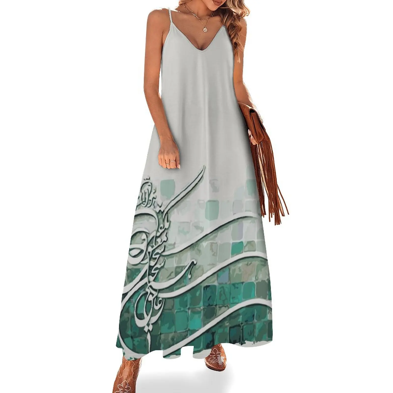 Calligraphy of a persian poem Sleeveless Dress summer dresses womens 2025 dress women elegant luxury Elegant gown
Calligraphy of a persian poem Sleeveless Dress summer dresses womens 2025 dress women elegant luxury Elegant gown