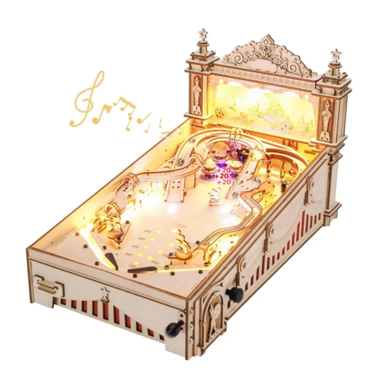 Robotime 3D Pinball Machine Puzzle Amusing Table Game Mechanical Wooden Model Building Kits for Adult 14+ Teens
Robotime 3D Pinball Machine Puzzle Amusing Table Game Mechanical Wooden Model Building Kits for Adult 14+ Teens
