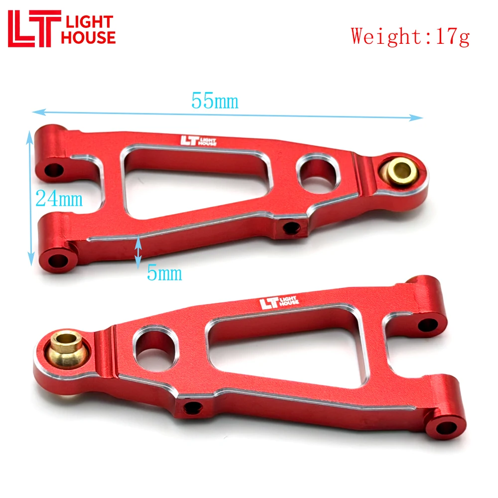 LIGHT HOUSE Aluminum Front Lower Arm Set For ARRMA 1/18 MOJAVE Upgrade Parts 2pcs
LIGHT HOUSE Aluminum Front Lower Arm Set For ARRMA 1/18 MOJAVE Upgrade Parts 2pcs