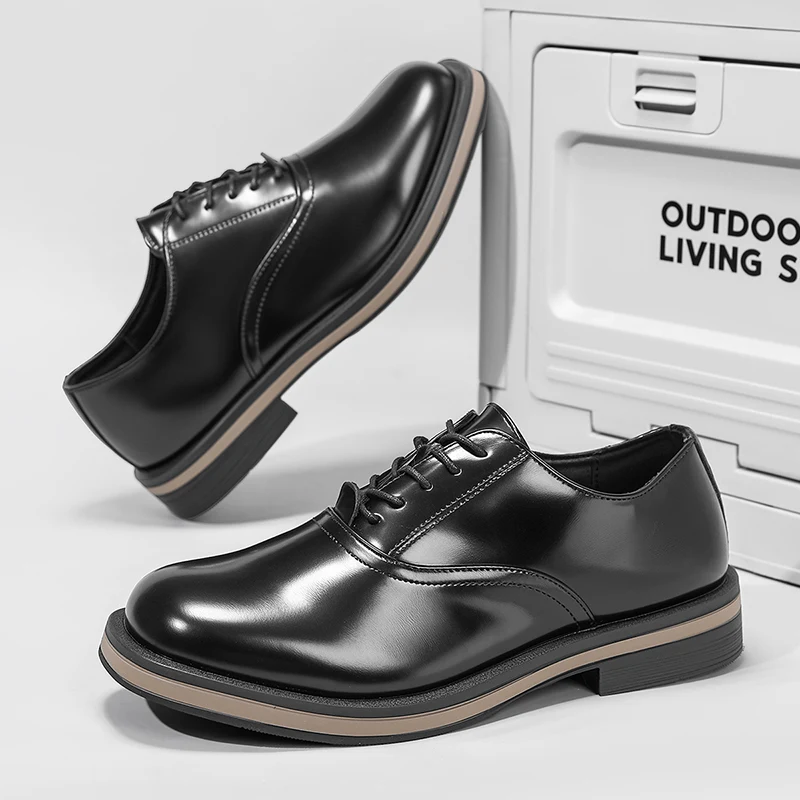 British Style Men Leather Casual Shoes Classic Male Oxford Shoes New Arrival Dress Business Shoes Thick Bottom Footwear Sneakers
British Style Men Leather Casual Shoes Classic Male Oxford Shoes New Arrival Dress Business Shoes Thick Bottom Footwear Sneakers