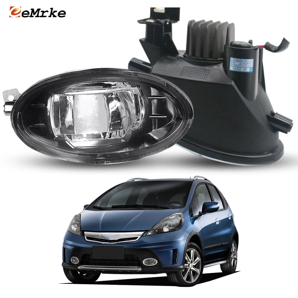 Upgrade LED Fog Lights Assembly For Honda Fit Twist (GE) 2012 2013 2014 Car PTF DRL with Clear Lens Daytime Running Lamp
Upgrade LED Fog Lights Assembly For Honda Fit Twist (GE) 2012 2013 2014 Car PTF DRL with Clear Lens Daytime Running Lamp